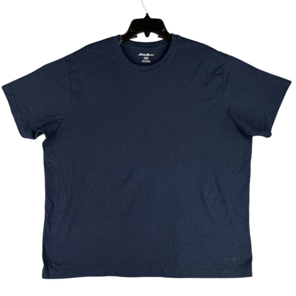 Eddie Bauer Basic Soft Casual T Shirt Mens XXL Blue‎ Regular Short-Sleeve Top